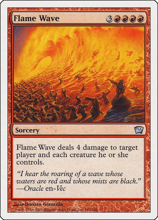 Flame Wave 182 card