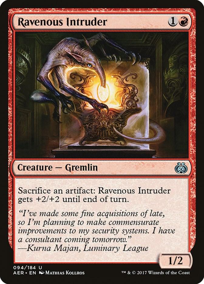 Ravenous Intruder - Aether Revolt - Magic: The Gathering - TCGplayer.com Ravenous Intruder - Aether Revolt - Magic: The Gathering - TCGplayer.com