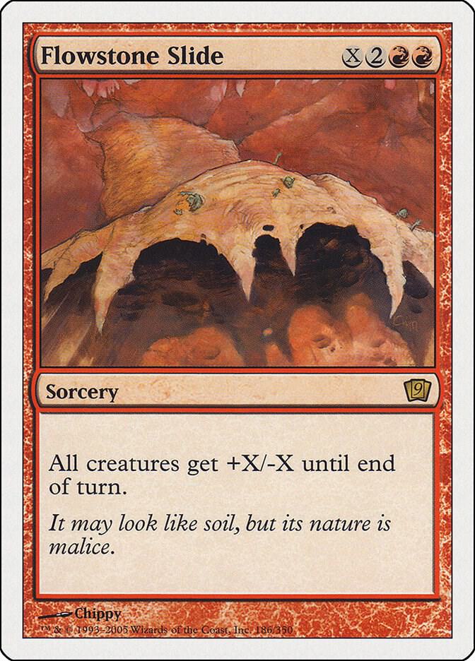 Flowstone Slide 186 card