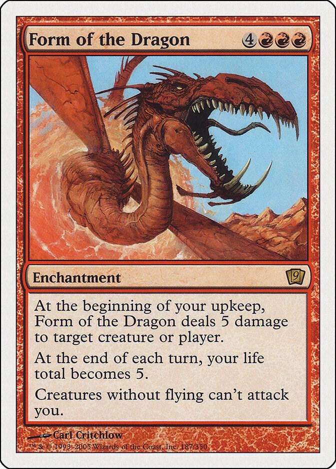 Form of the Dragon - 9th Edition - Magic: The Gathering