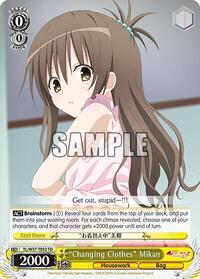 "Changing Clothes" Mikan