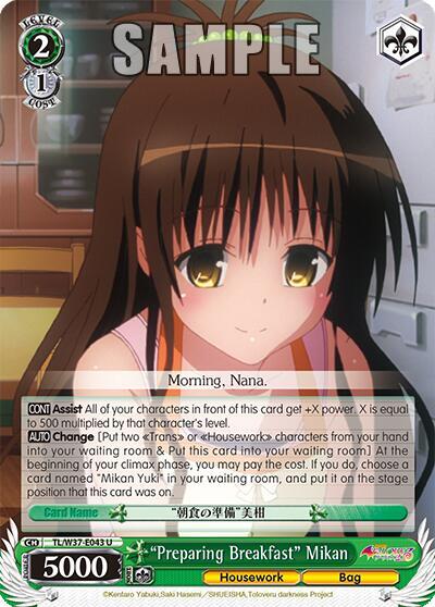 "Preparing Breakfast" Mikan