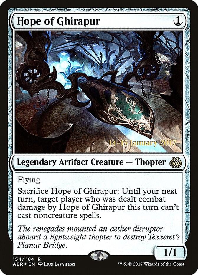 Hope of Ghirapur #154s — Aether Revolt Promos