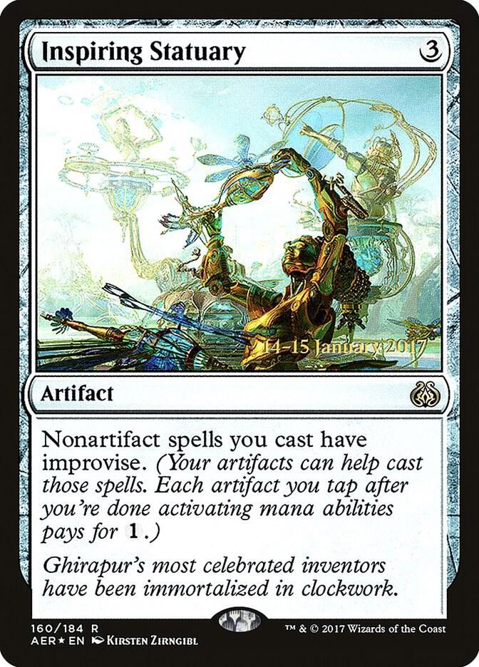 Inspiring Statuary #160s — Aether Revolt Promos