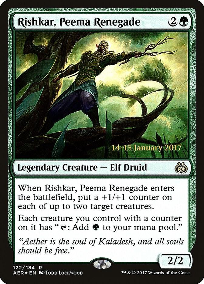 Rishkar, Peema Renegade #122s — Aether Revolt Promos