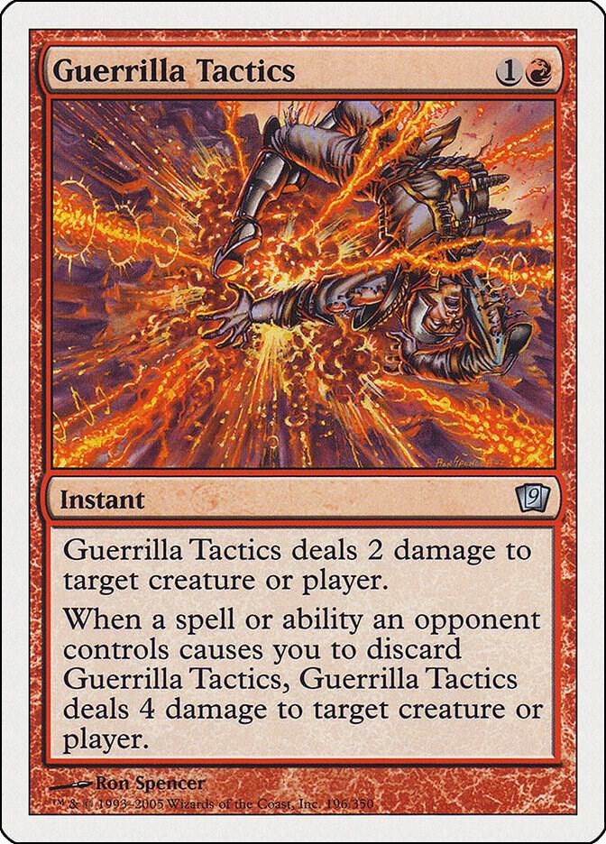 Guerrilla Tactics 196 card