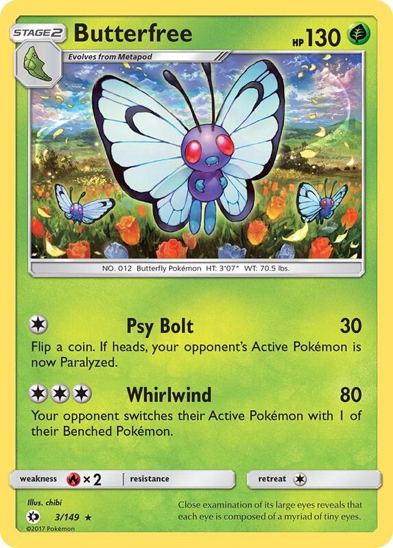Butterfree 3/149 from SM Base Set
