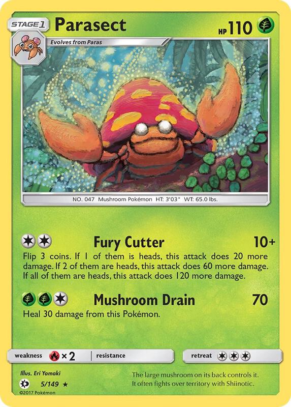 Parasect 5/149 from SM Base Set