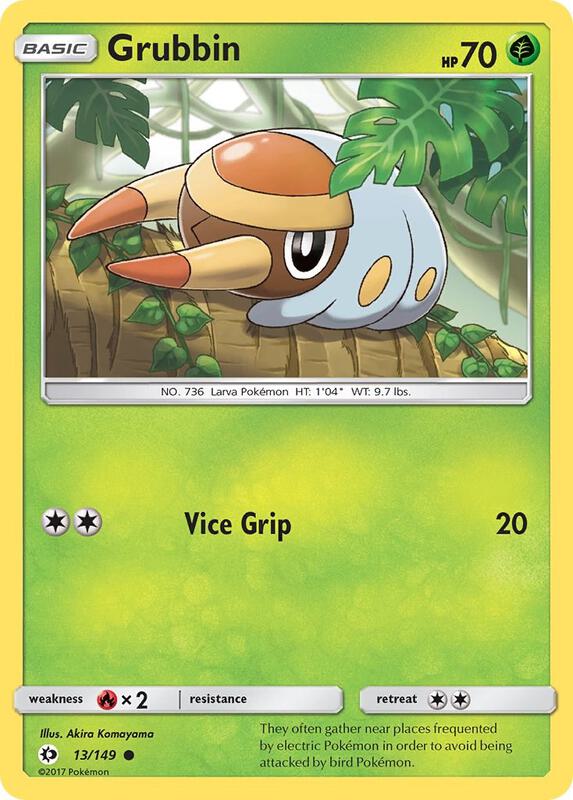 Grubbin 13/149 from SM Base Set
