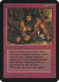 Stone Giant - Alpha Edition - Magic: The Gathering card