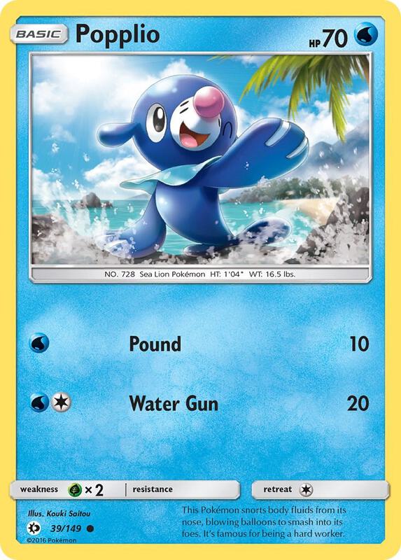 Popplio 39/149 from SM Base Set