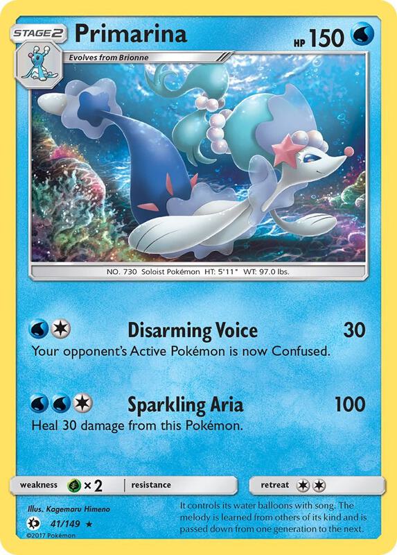 Primarina 41/149 from SM Base Set