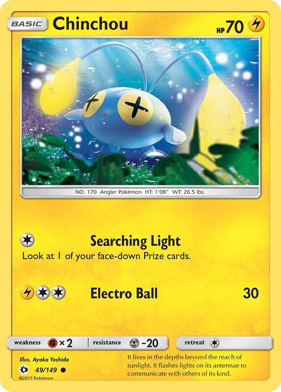 Chinchou 49/149 from SM Base Set