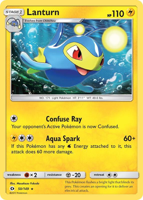 Lanturn 50/149 from SM Base Set