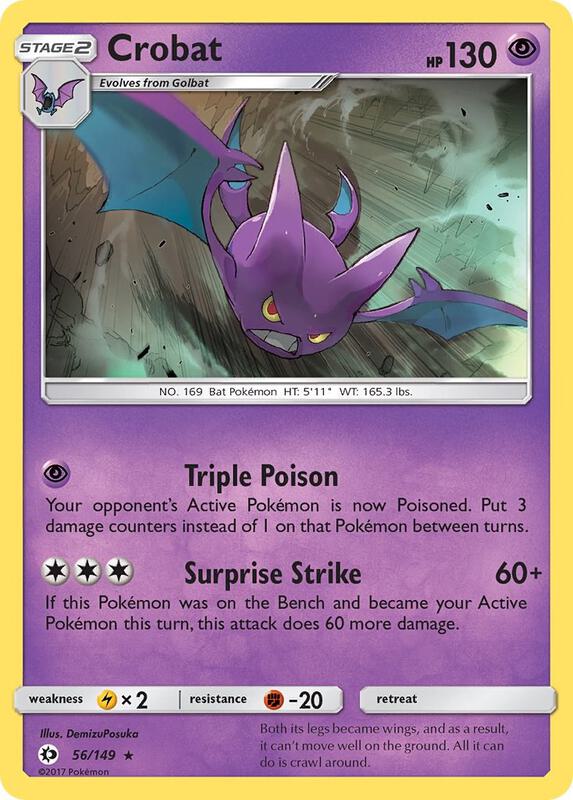 Crobat 56/149 from SM Base Set