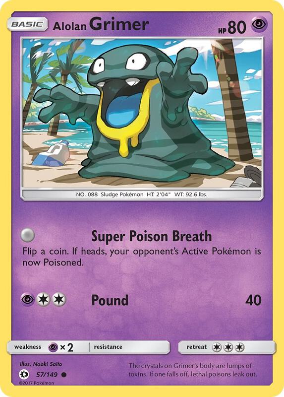 Alolan Grimer 57/149 from SM Base Set