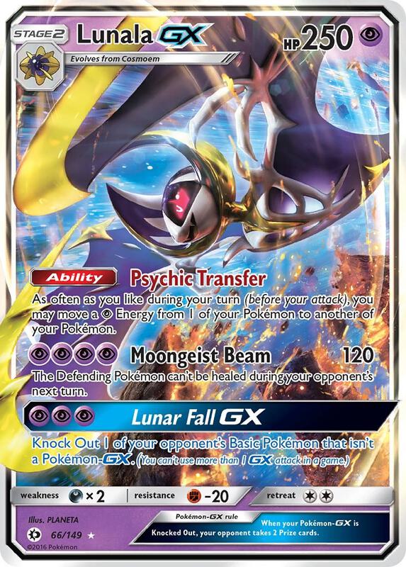 Lunala GX 66/149 from SM Base Set