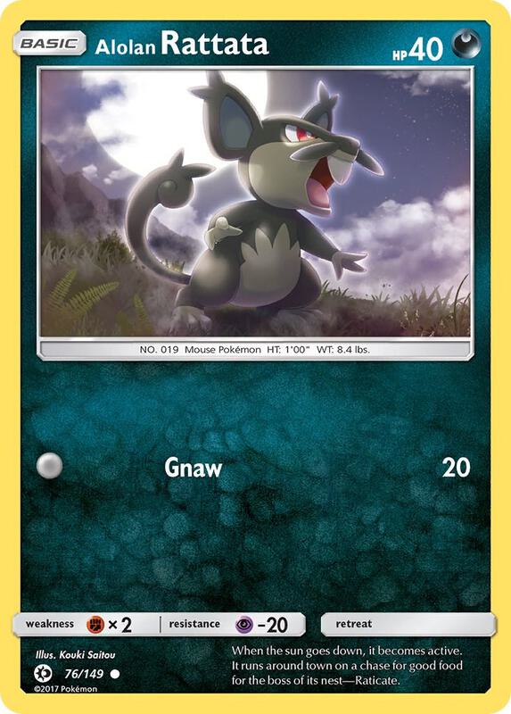 Alolan Rattata 76/149 from SM Base Set