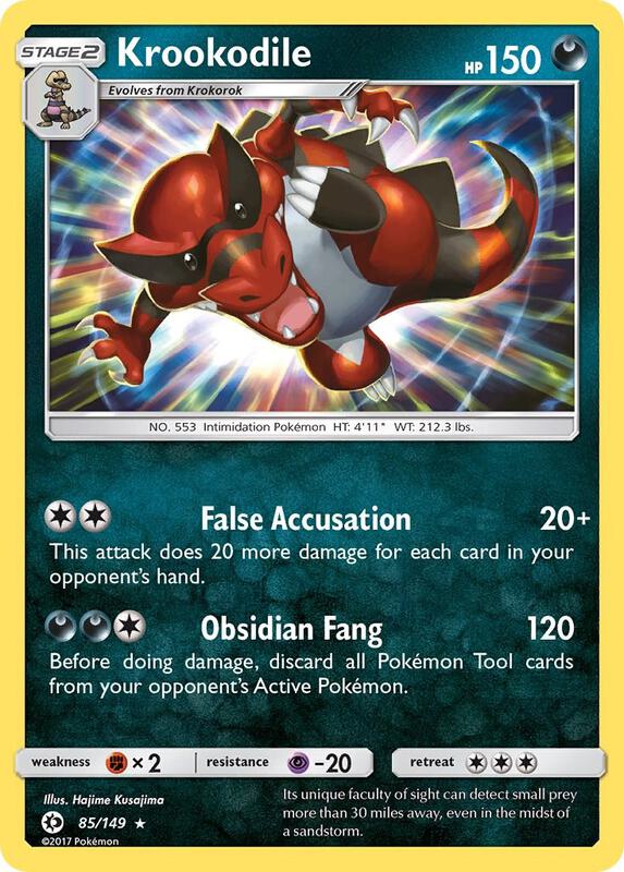 Krookodile 85/149 from SM Base Set