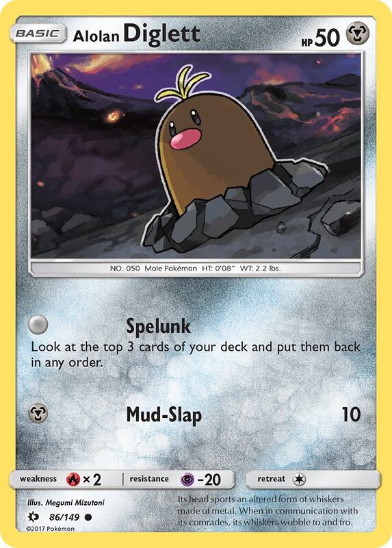 Alolan Diglett 86/149 from SM Base Set