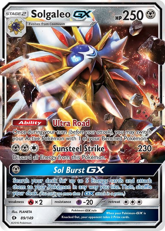 Solgaleo GX 89/149 from SM Base Set