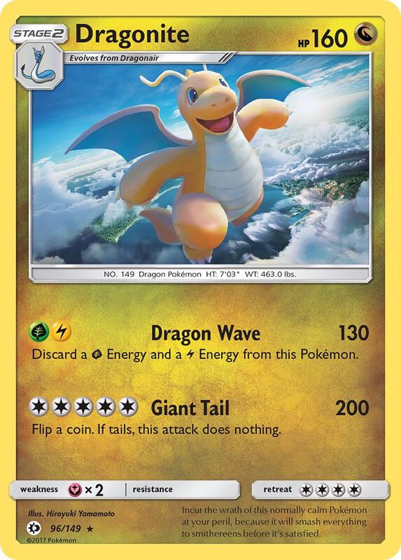 Dragonite 96/149 from SM Base Set