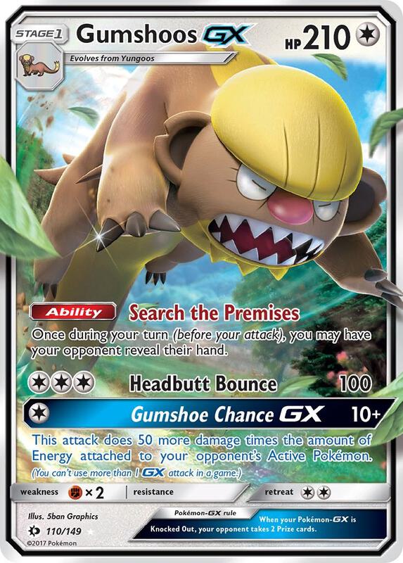 Gumshoos GX 110/149 from SM Base Set