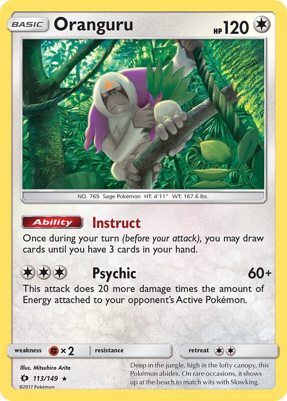 Oranguru 113/149 from SM Base Set