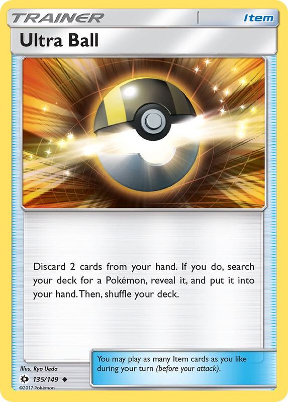 Ultra Ball 135/149 from SM Base Set