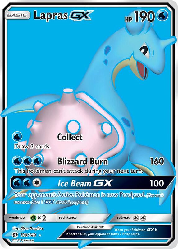 Lapras GX (Full Art) 139/149 from SM Base Set