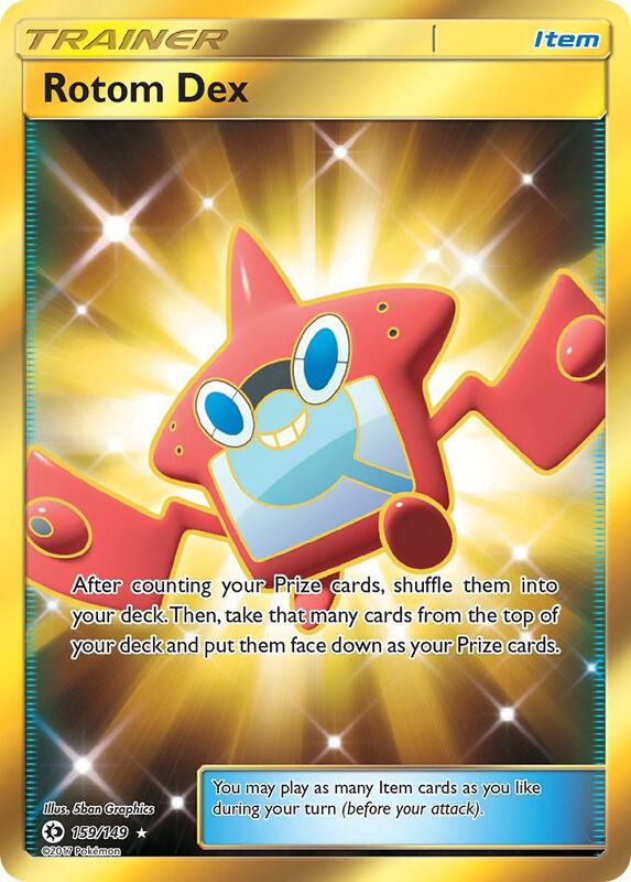 Rotom Dex (Secret) 159/149 from SM Base Set