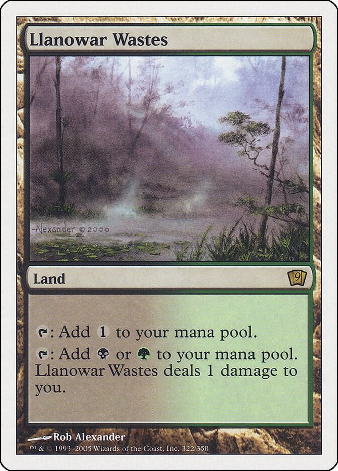 ラノワールの荒原 Llanowar Wastes 9ed foil 英語 MTG Llanowar Wastes - 9th Edition - Magic: The Gathering - TCGplayer.com
