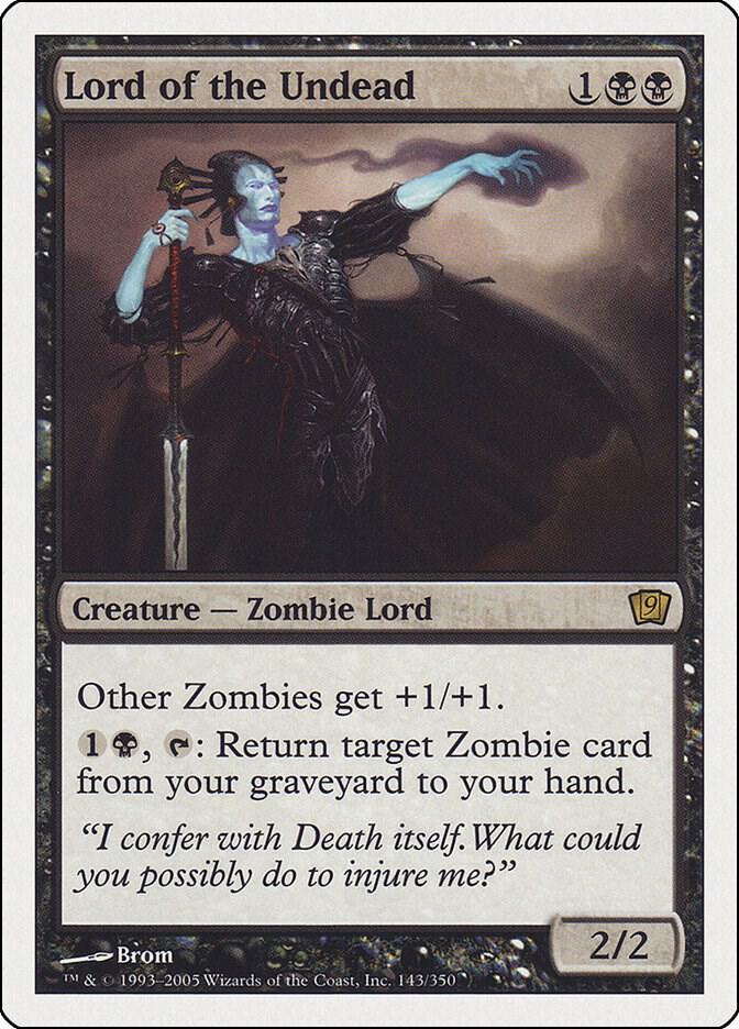 Lord of the Undead 143 card