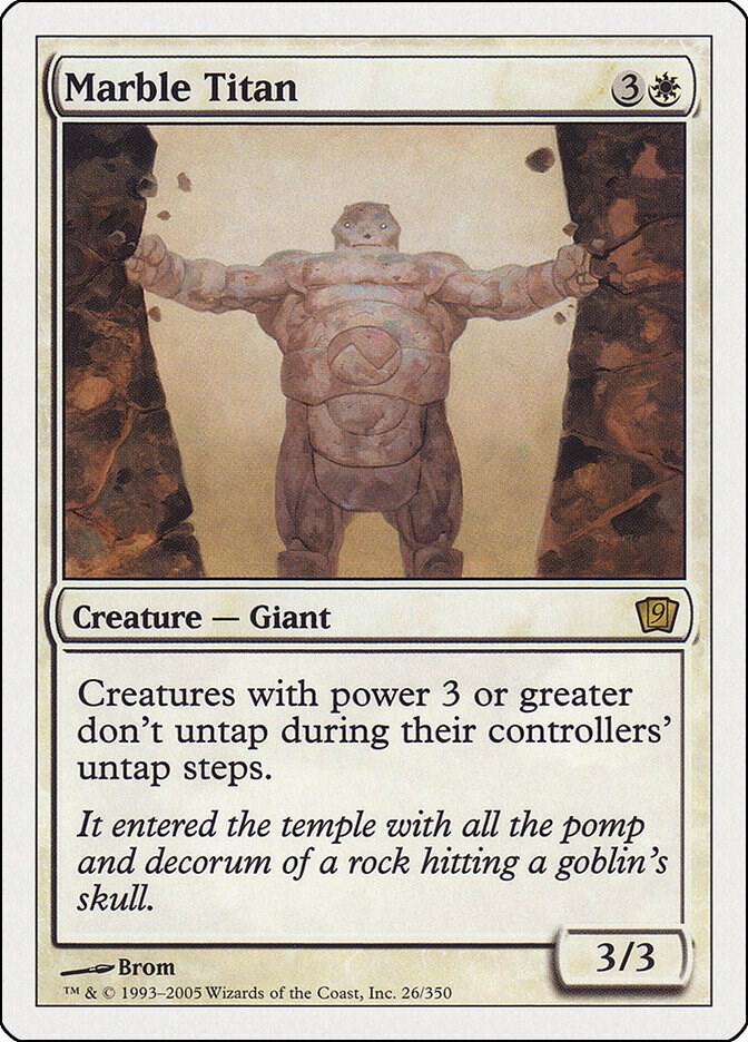 Marble Titan 26 card