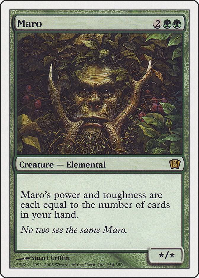 Maro 254 card