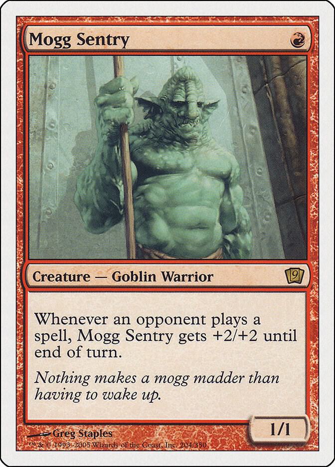 Mogg Sentry 204 card