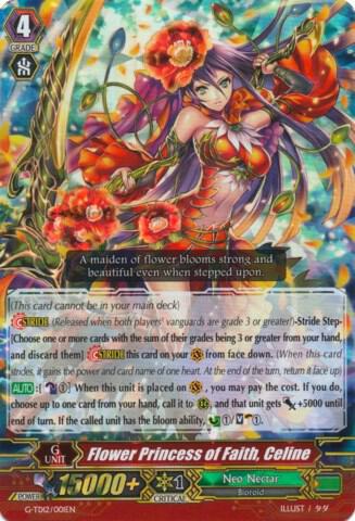 Flower Princess of Faith Celine RRR Foil Price & Card Details — G