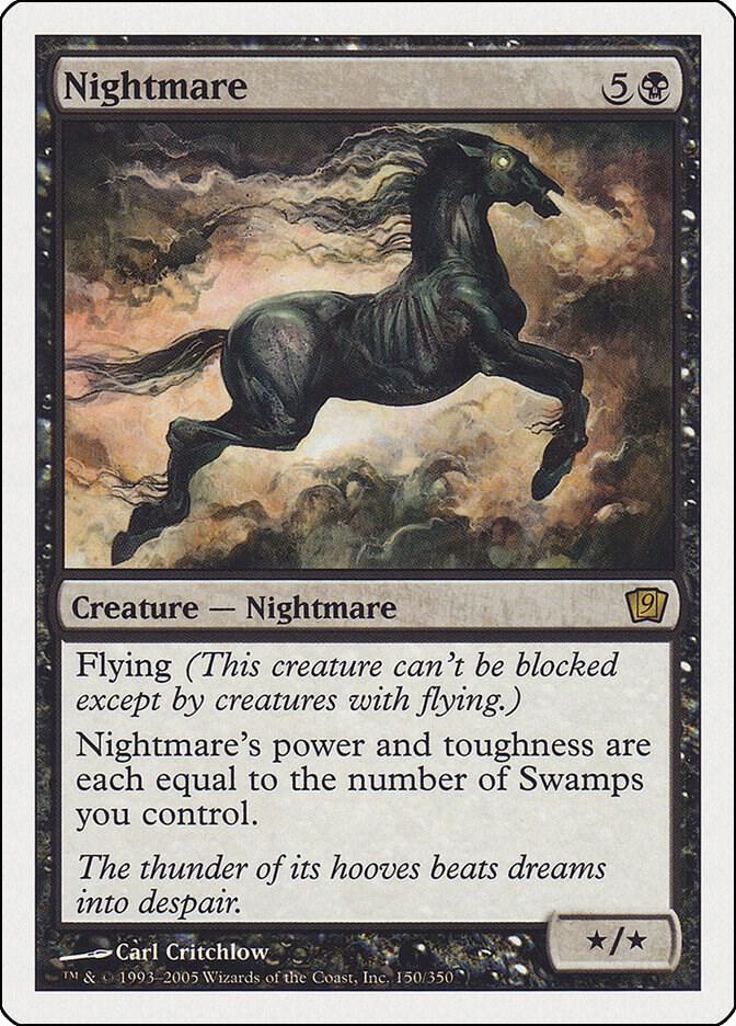 Nightmare 150 card
