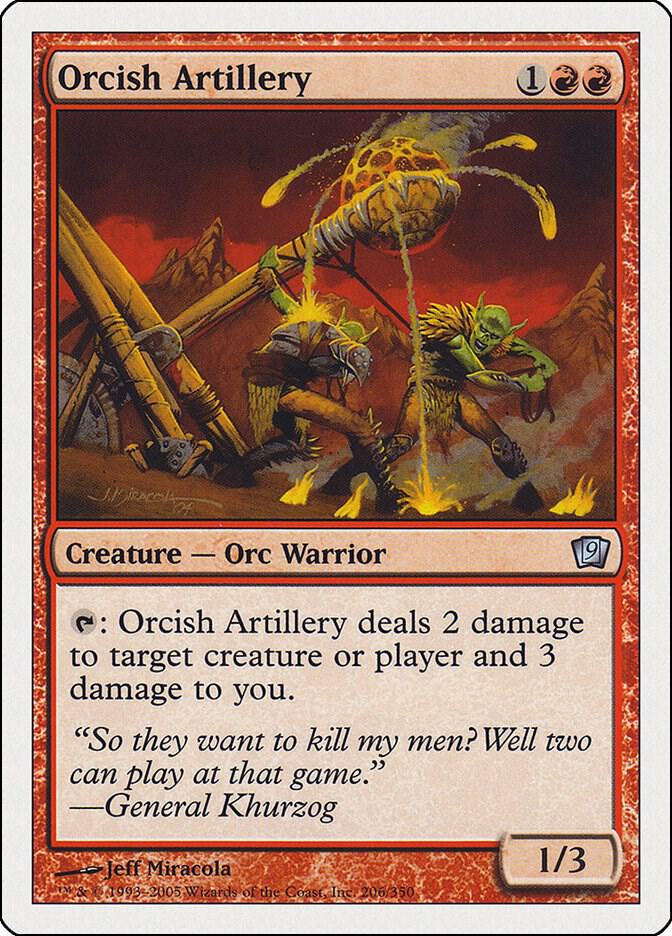 Orcish Artillery 206 card