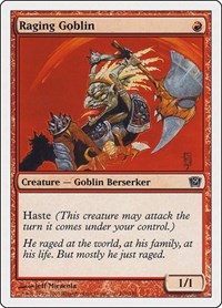 Raging Goblin - 9th Edition - Magic: The Gathering card