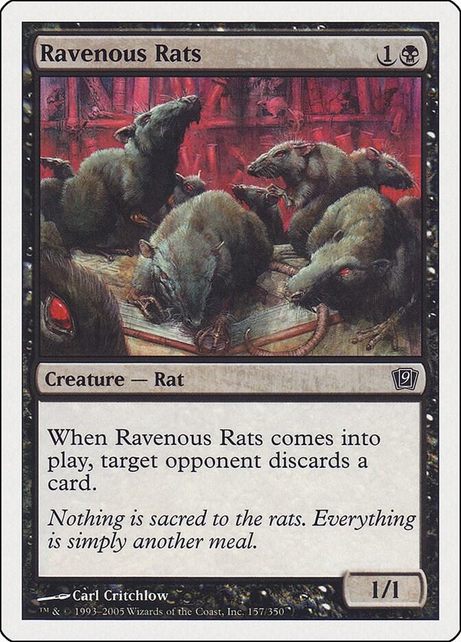 Ravenous Rats 157 card
