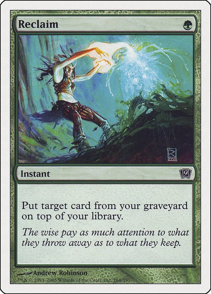 Reclaim 264 card