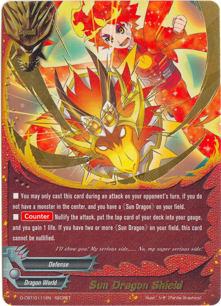 Sun Dragon Shield - Dragon Fighters - Future Card BuddyFight