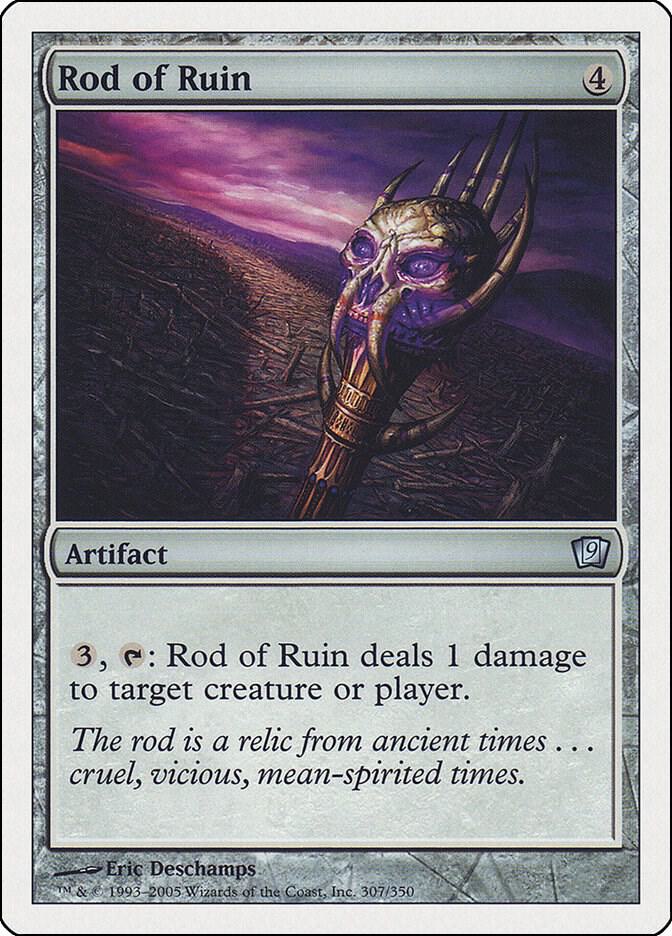 Rod of Ruin 307 card