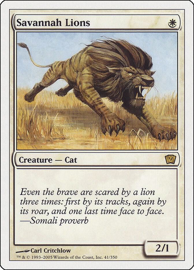 Savannah Lions 41 card