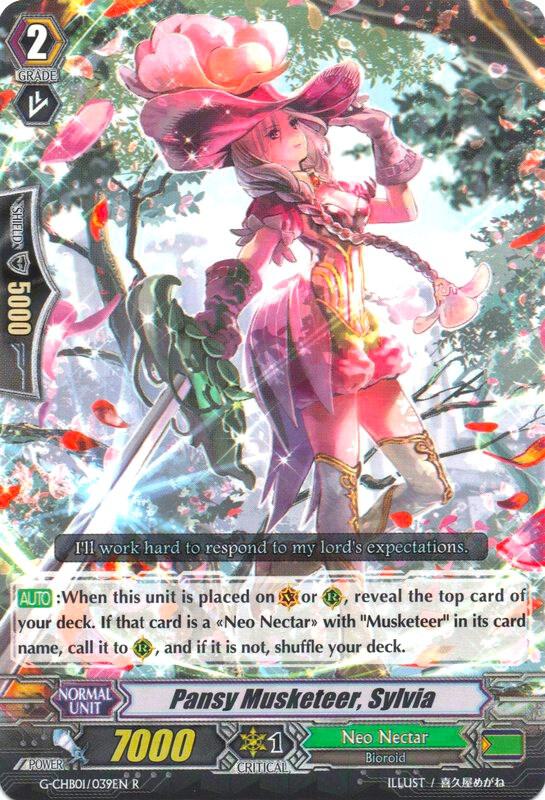 Pansy Musketeer, Sylvia