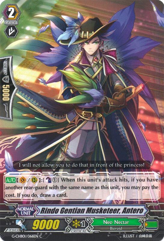 Gentian Musketeer, Antero