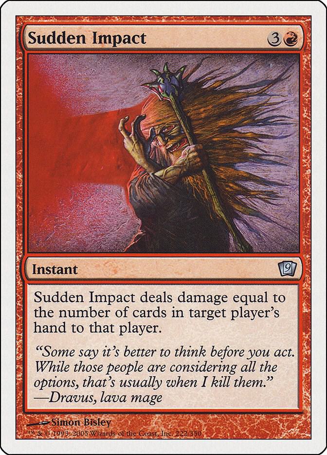 Sudden Impact 222 card