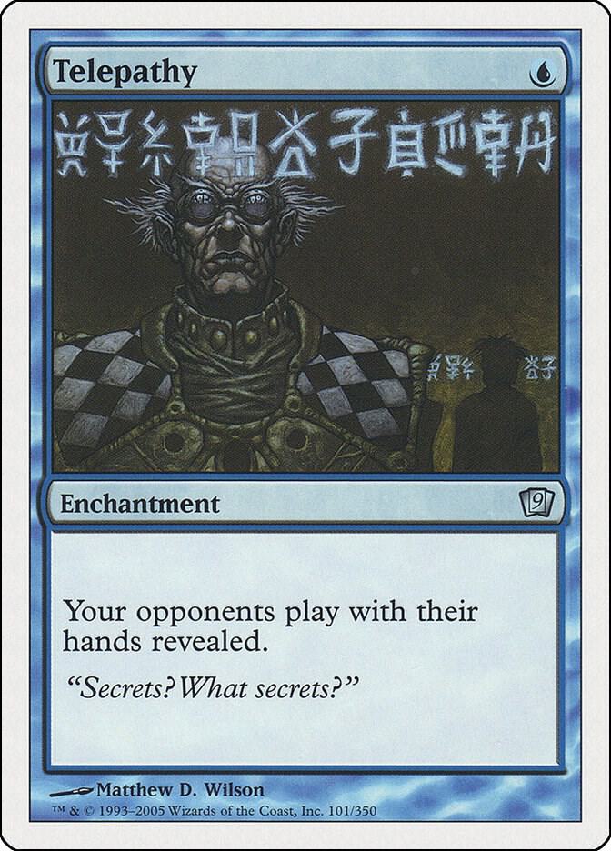 Telepathy 101 card