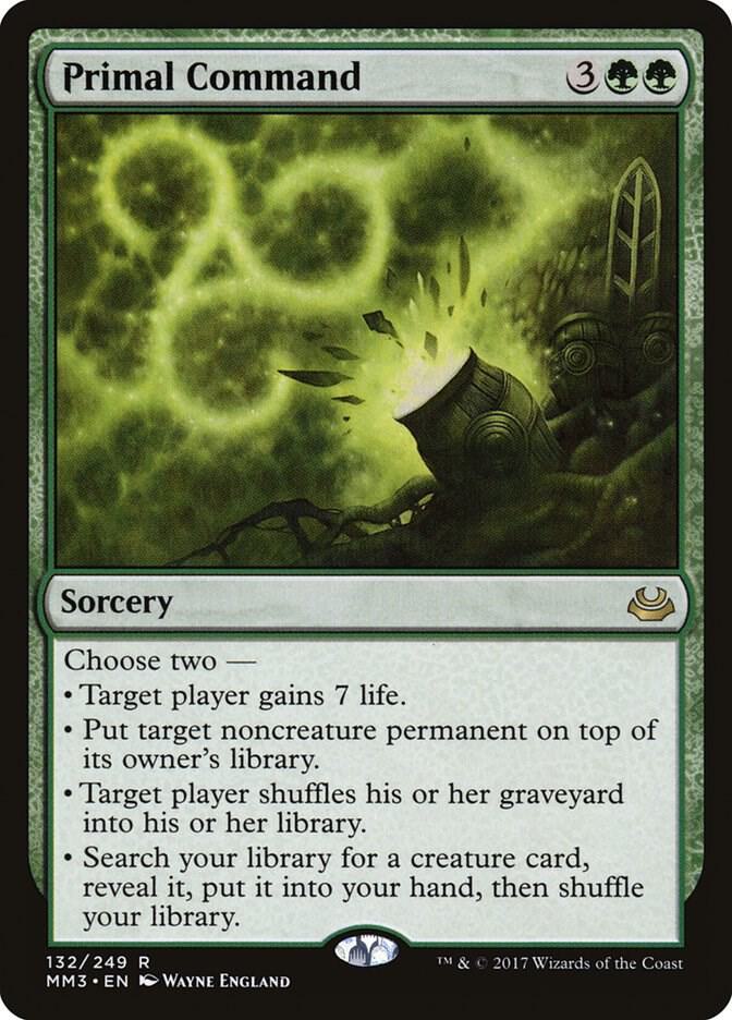 Primal Command 132 card